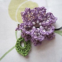 lavender, beaded crochet, etsy 020