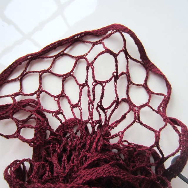 ruffle yarn, destash afghan, knit, crochet, 005